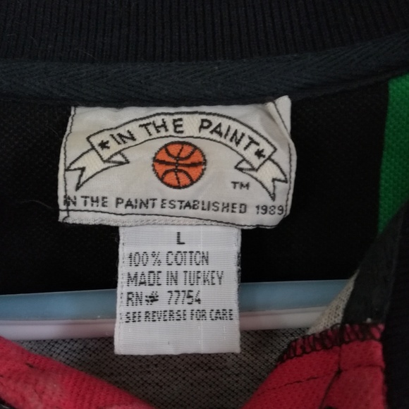 RARE Vintage 90s In the Paint Bulls polo sz L - Picture 2 of 3